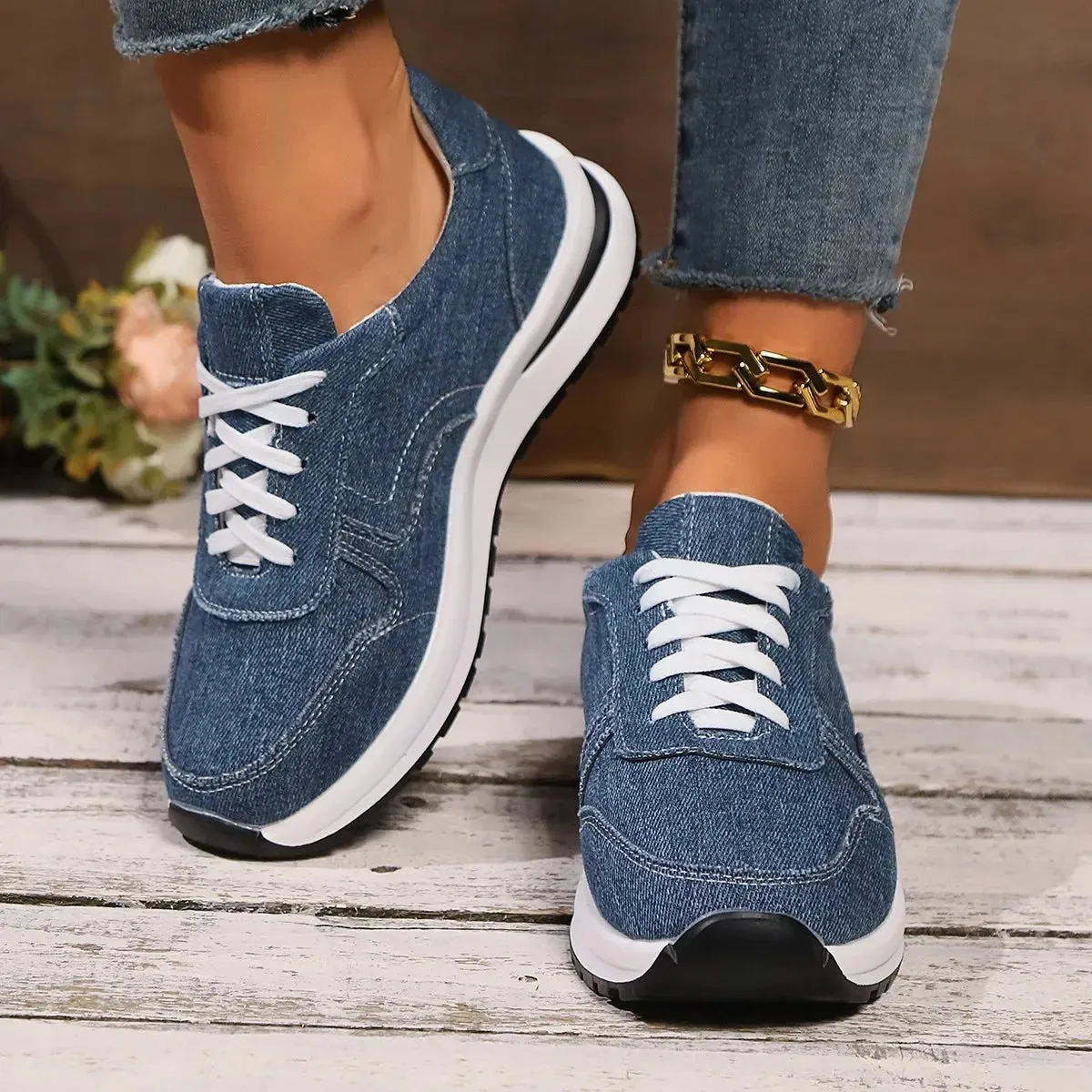 Plus Size 43 Comfortable Casual Female Sneakers