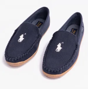 Polo Ralph Lauren BRENAN Mens Loafers Navy