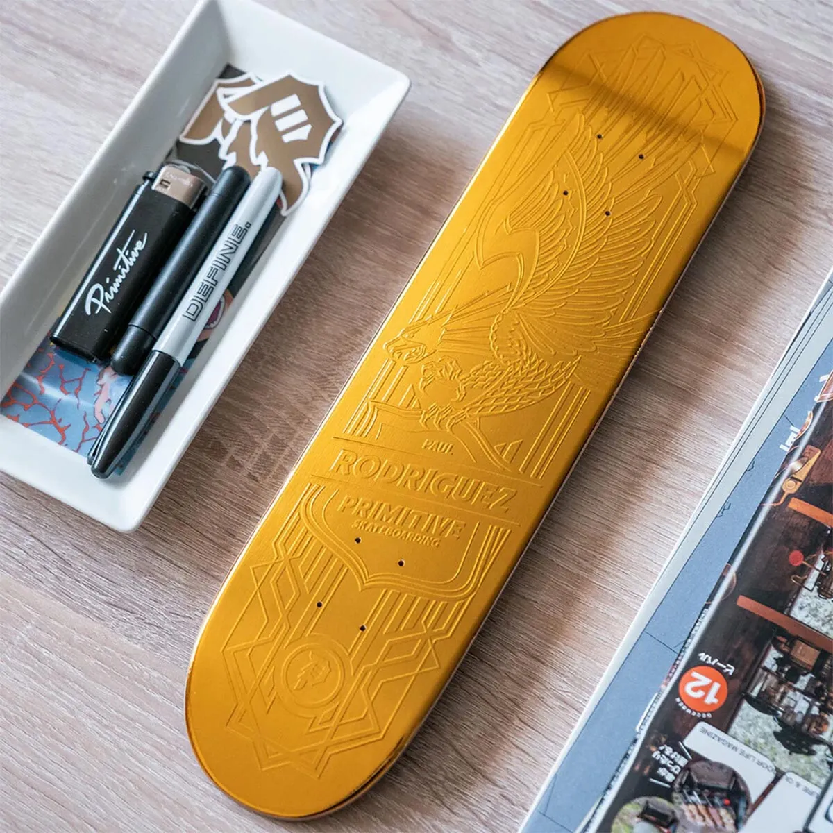 Primitive - Paul Rodriguez Gold Foil Eagle Collectible Mini Deck