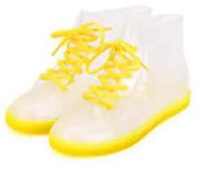 Rain boots women short boots the transparent waterproof boots, ms antiskid rubber boots