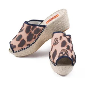 Respoke Women's FRANCESCA Leopard Modern Wedge Espadrilles 41/11