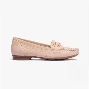 Rieker 40068-60 Womens Shoes Beige