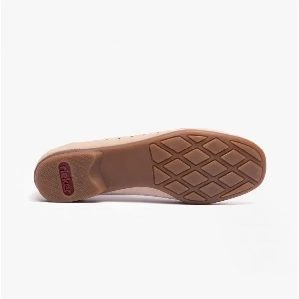 Rieker 40068-60 Womens Shoes Beige