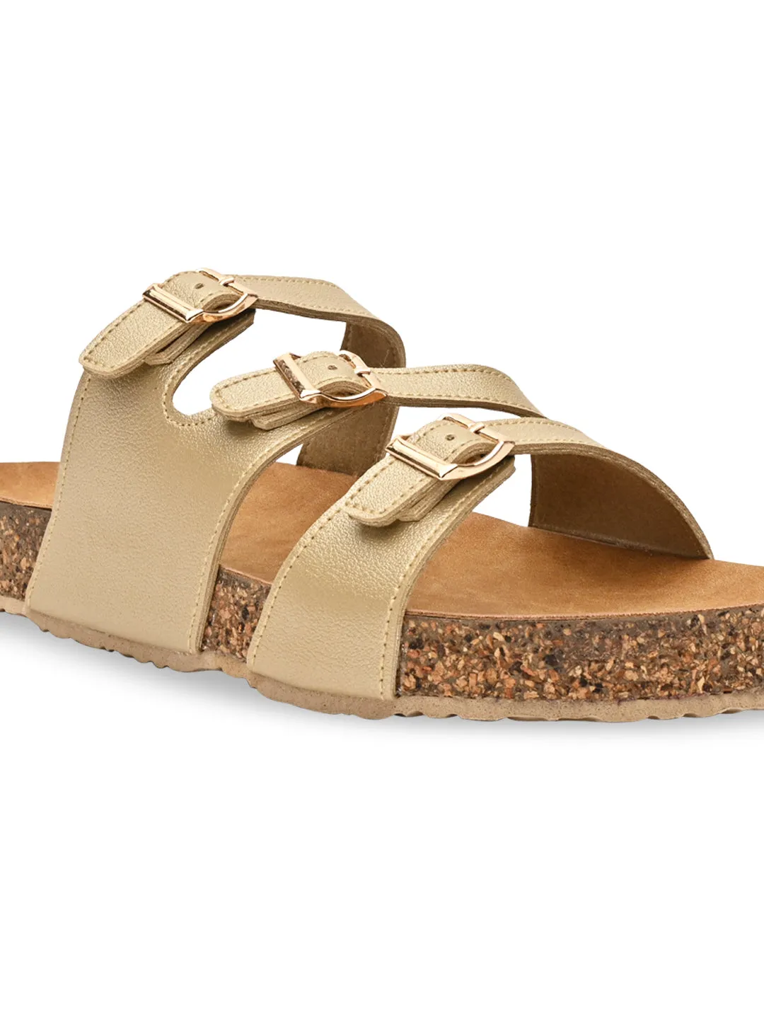 Rocia By Regal Light Gold Women Casual Flats