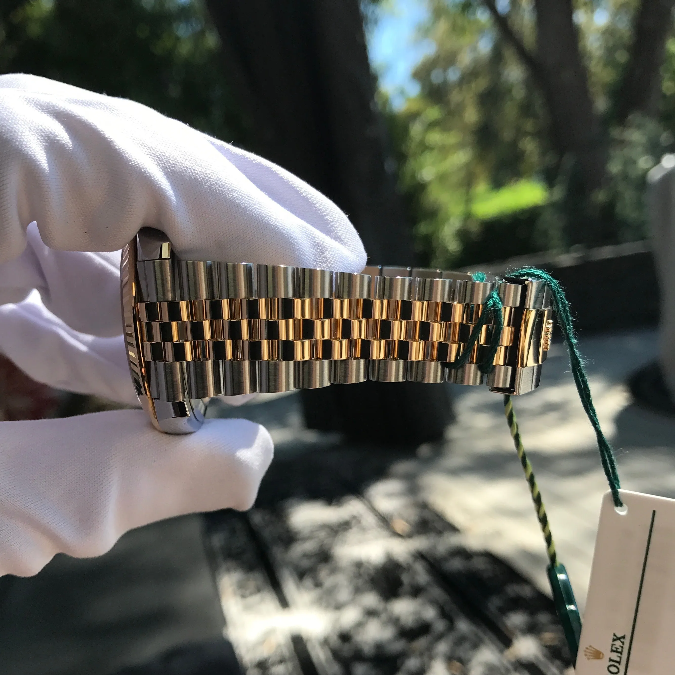 Rolex Datejust 126333 Champagne Diamond 41mm Steel Gold Two Tone Automatic Watch Box & Papers 2016
