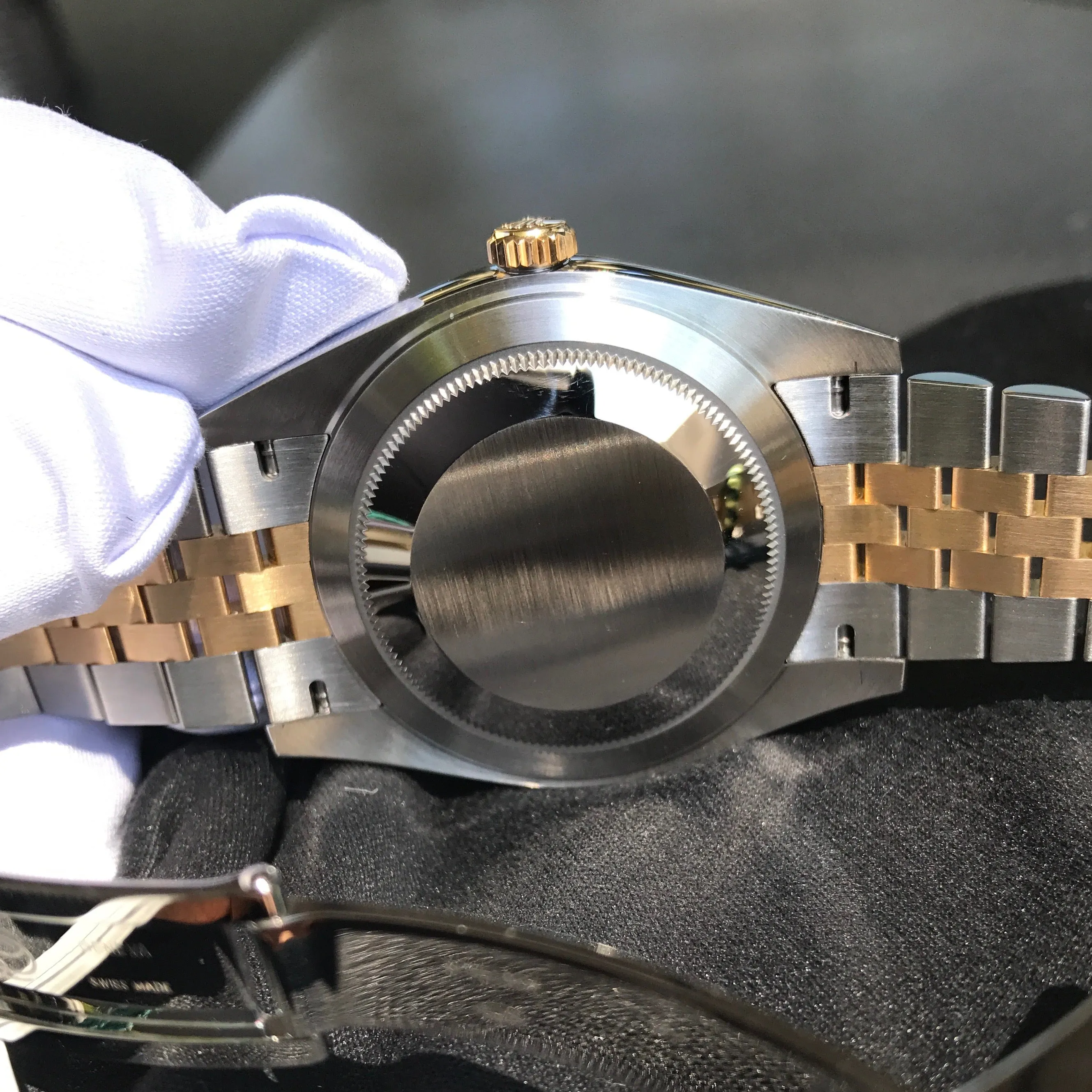 Rolex Datejust 126333 Champagne Diamond 41mm Steel Gold Two Tone Automatic Watch Box & Papers 2016