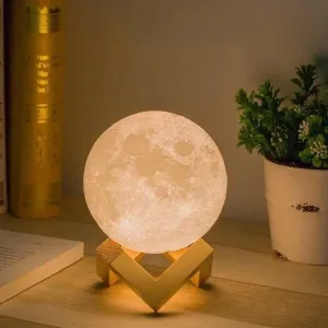 Romantic Luna Moon USB-Powered Table Lamp