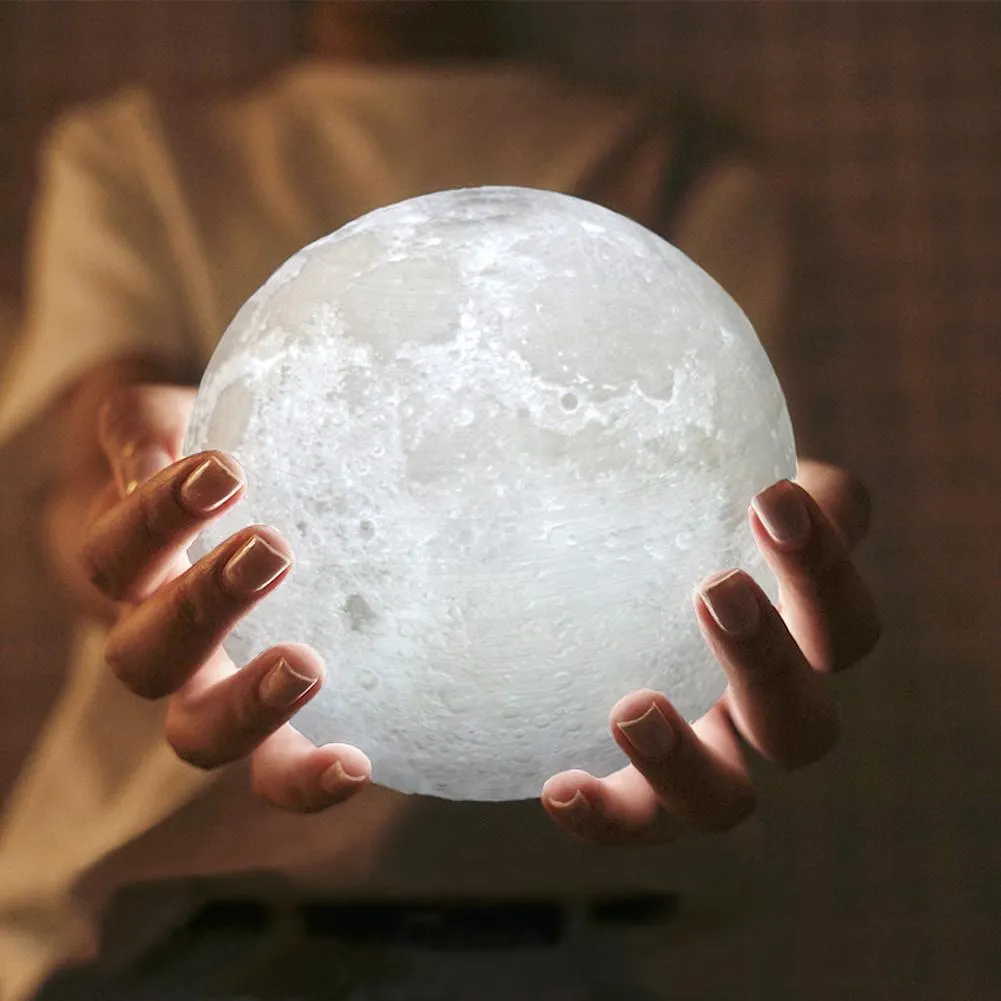 Romantic Luna Moon USB-Powered Table Lamp