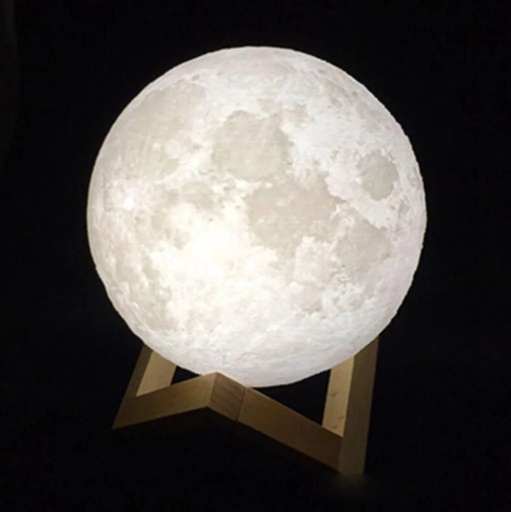 Romantic Luna Moon USB-Powered Table Lamp