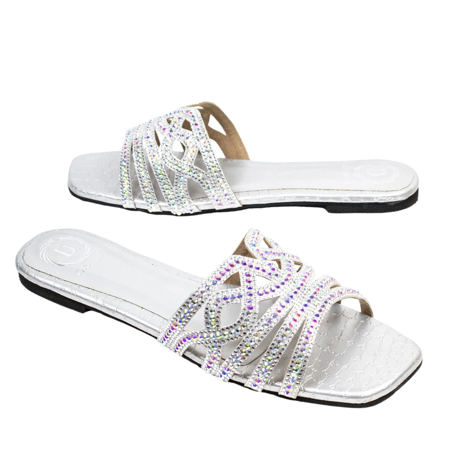 Samira Flats S181F - Silver