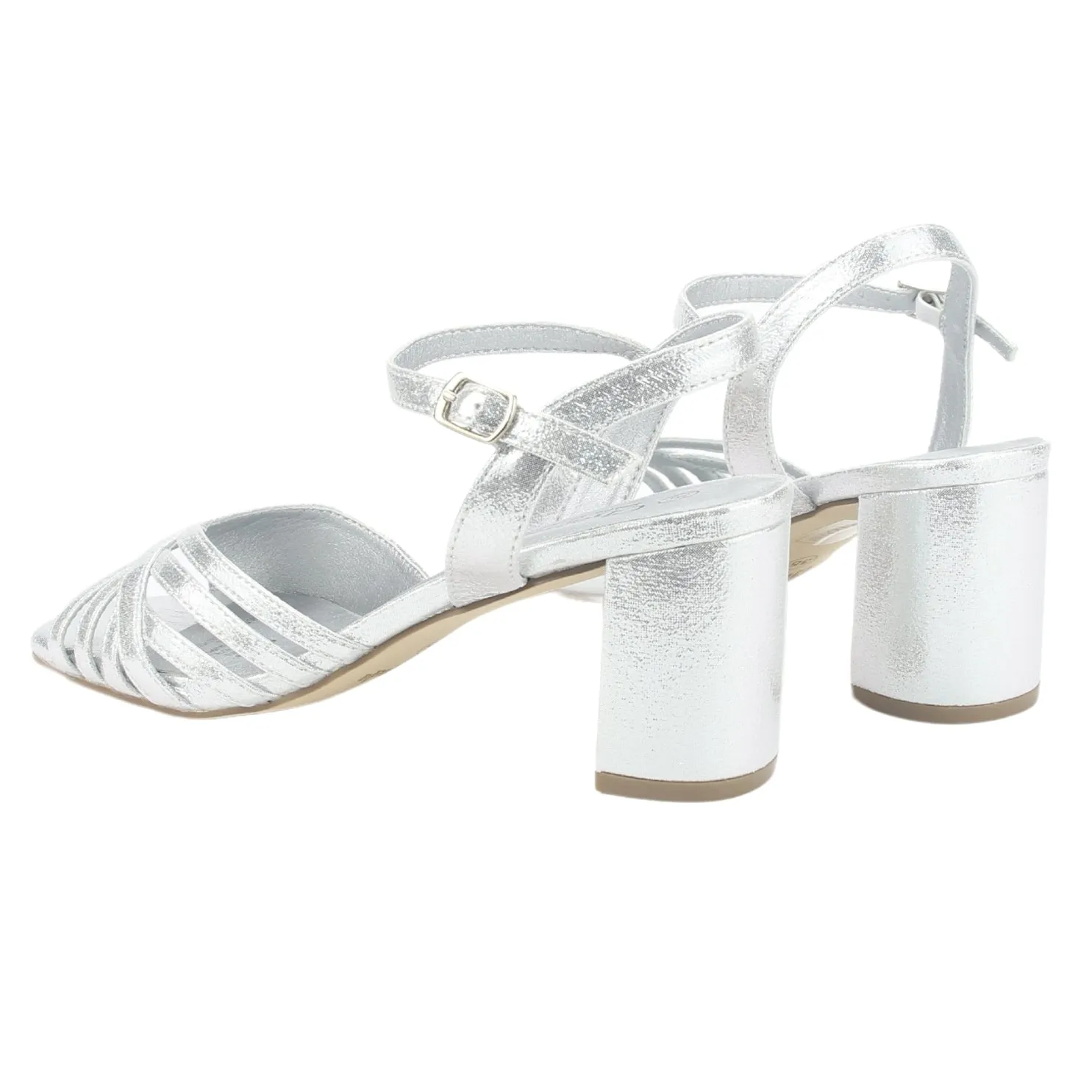 Sandalia Chalada Mujer Foly-2 Plateado Casual