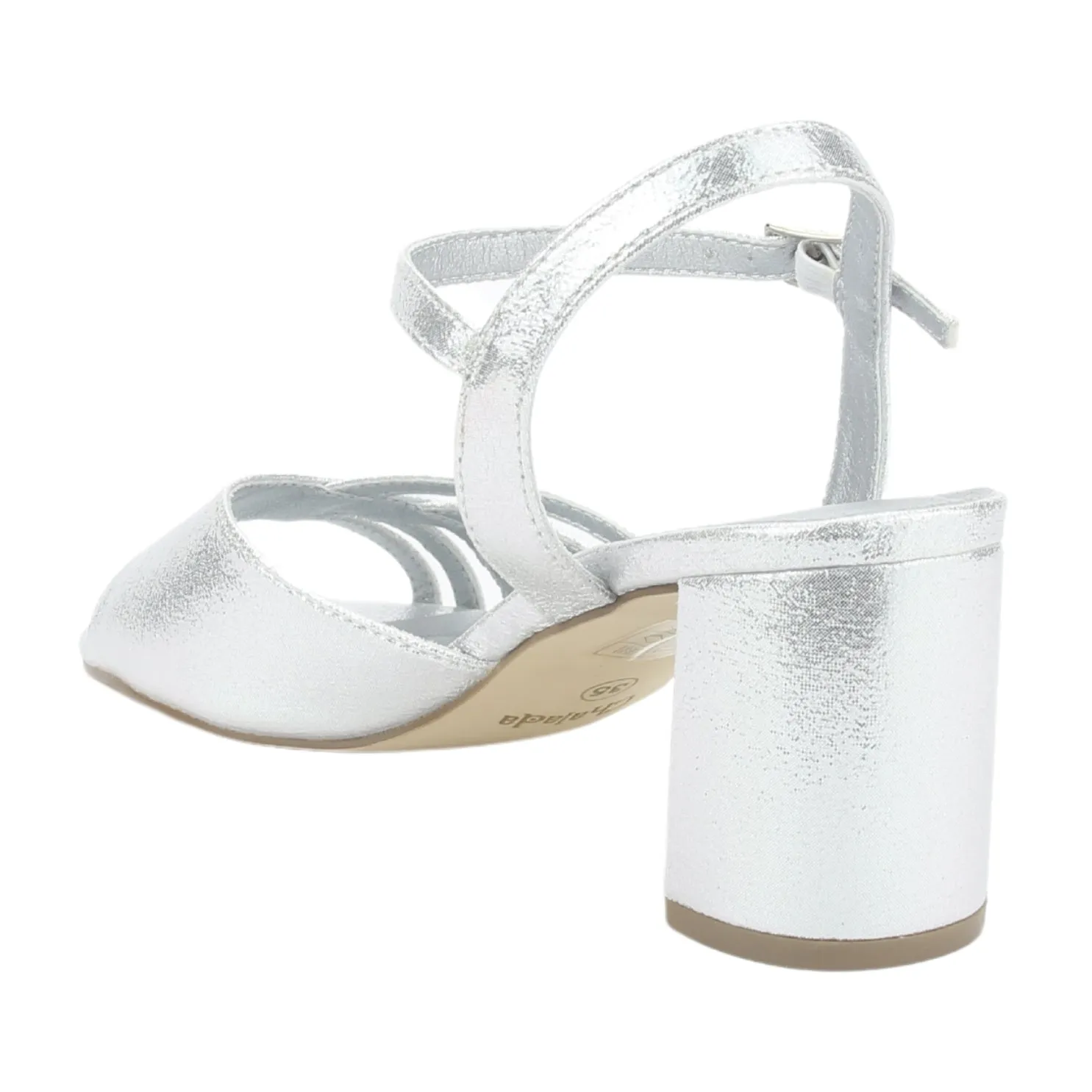 Sandalia Chalada Mujer Foly-2 Plateado Casual