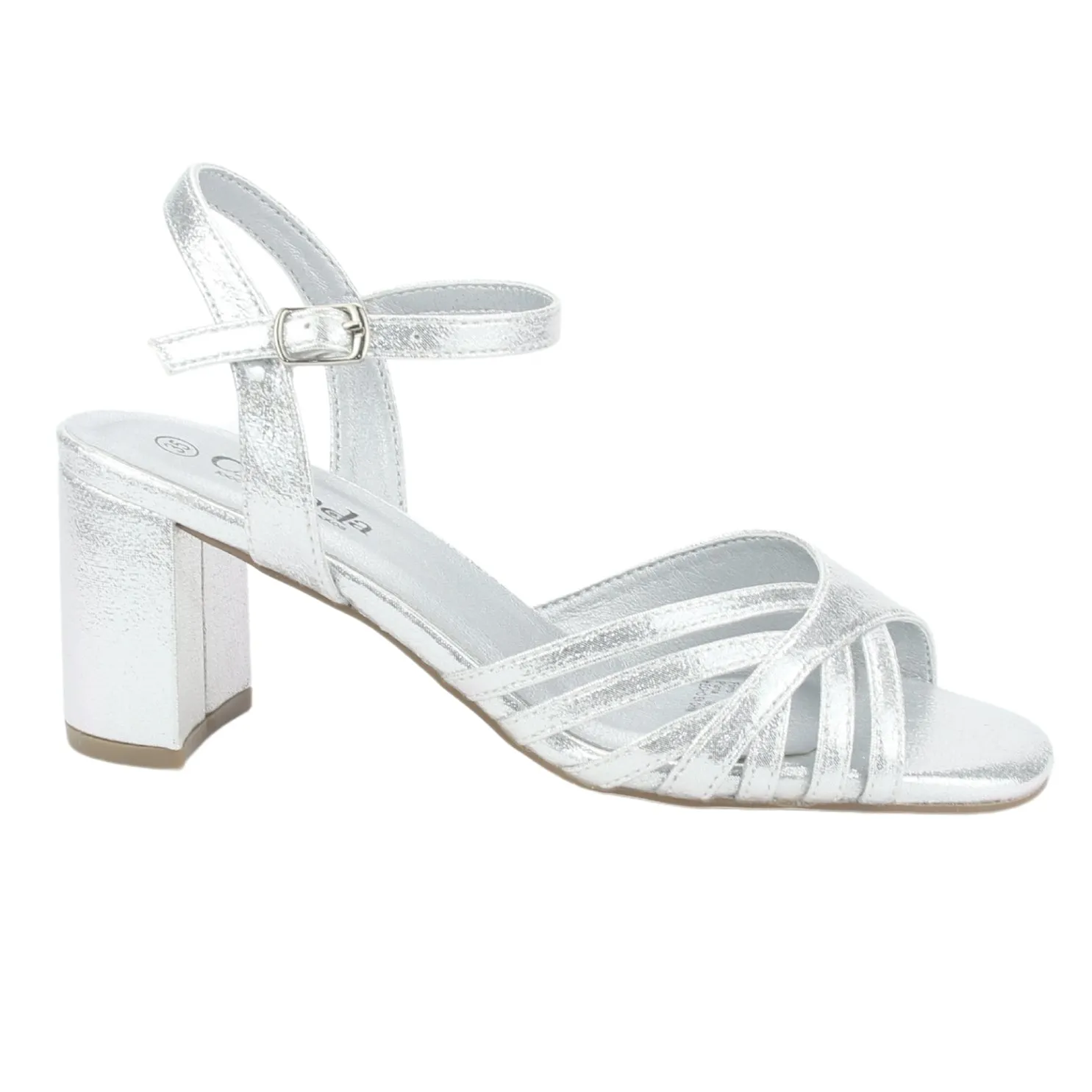 Sandalia Chalada Mujer Foly-2 Plateado Casual