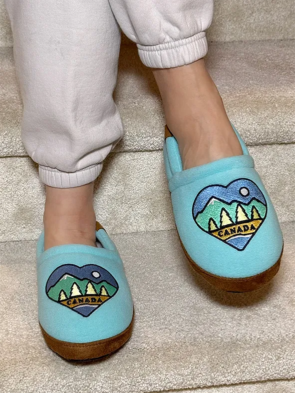 Scenic Heart Canada Moccasin Slippers