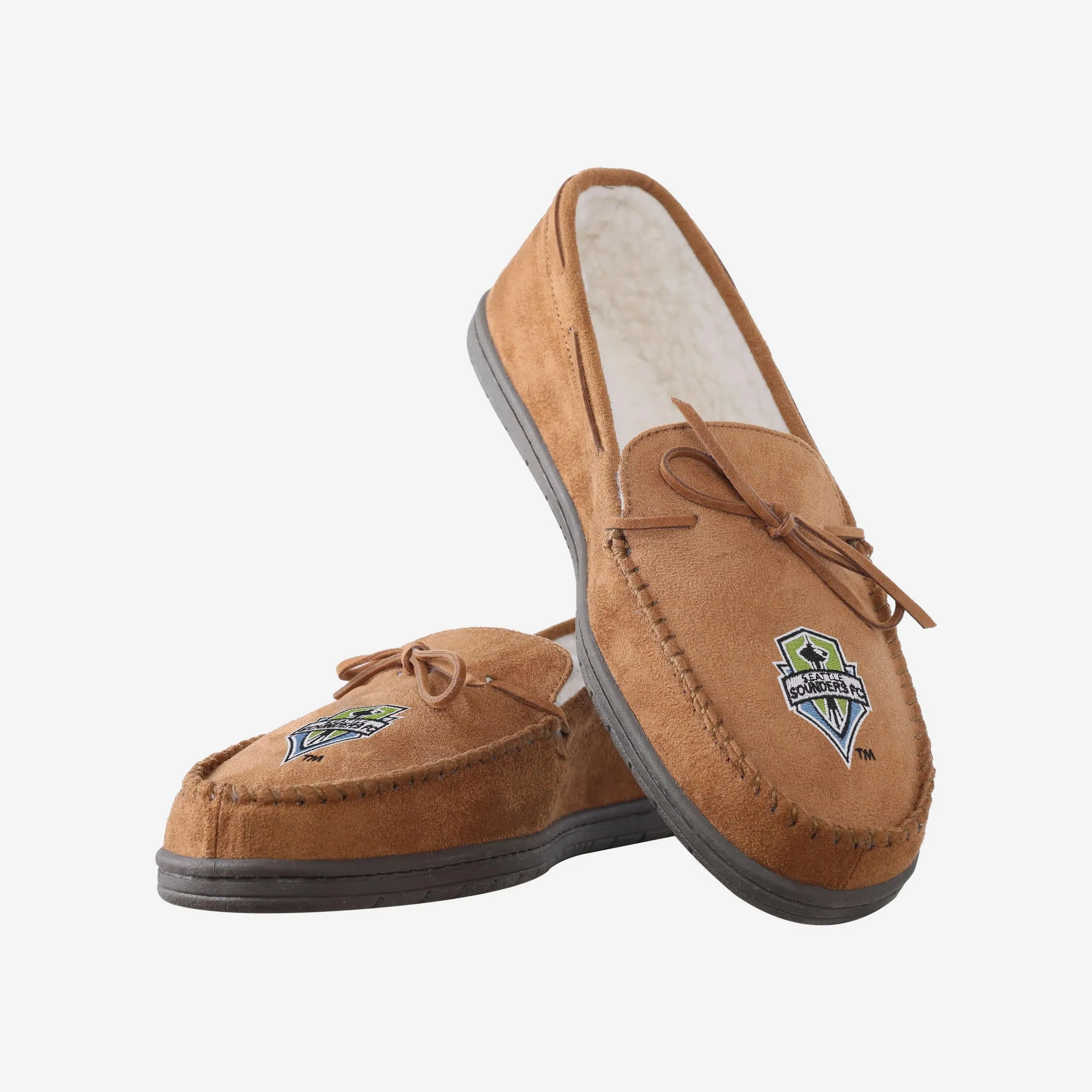 Seattle Sounders FC MLS Team Logo Moccasin Slipper