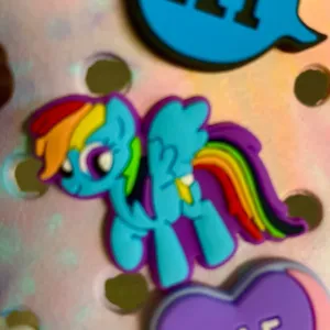 SHOE CHARMS - BLUE PONY