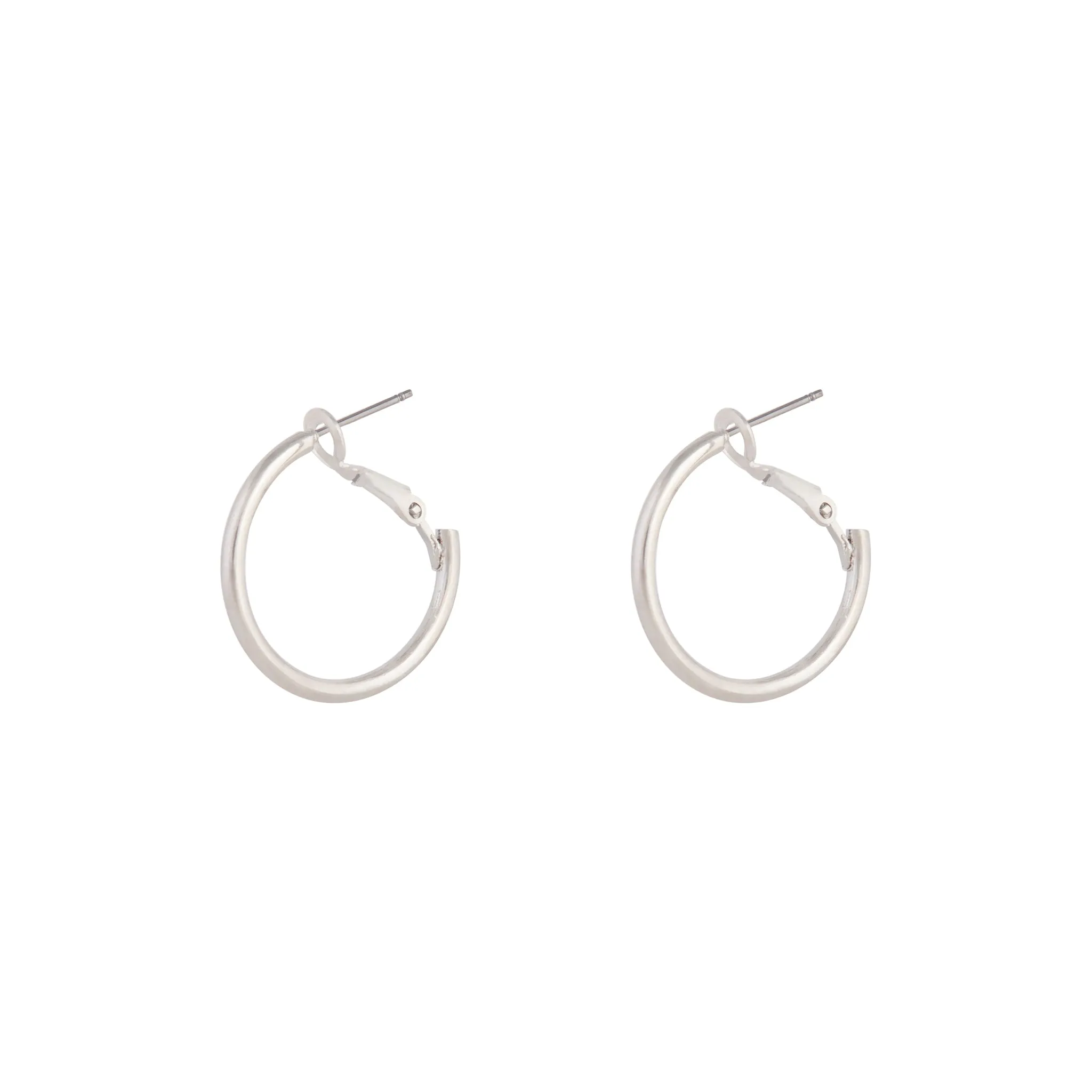 Silver Hoop Earrings 20mm