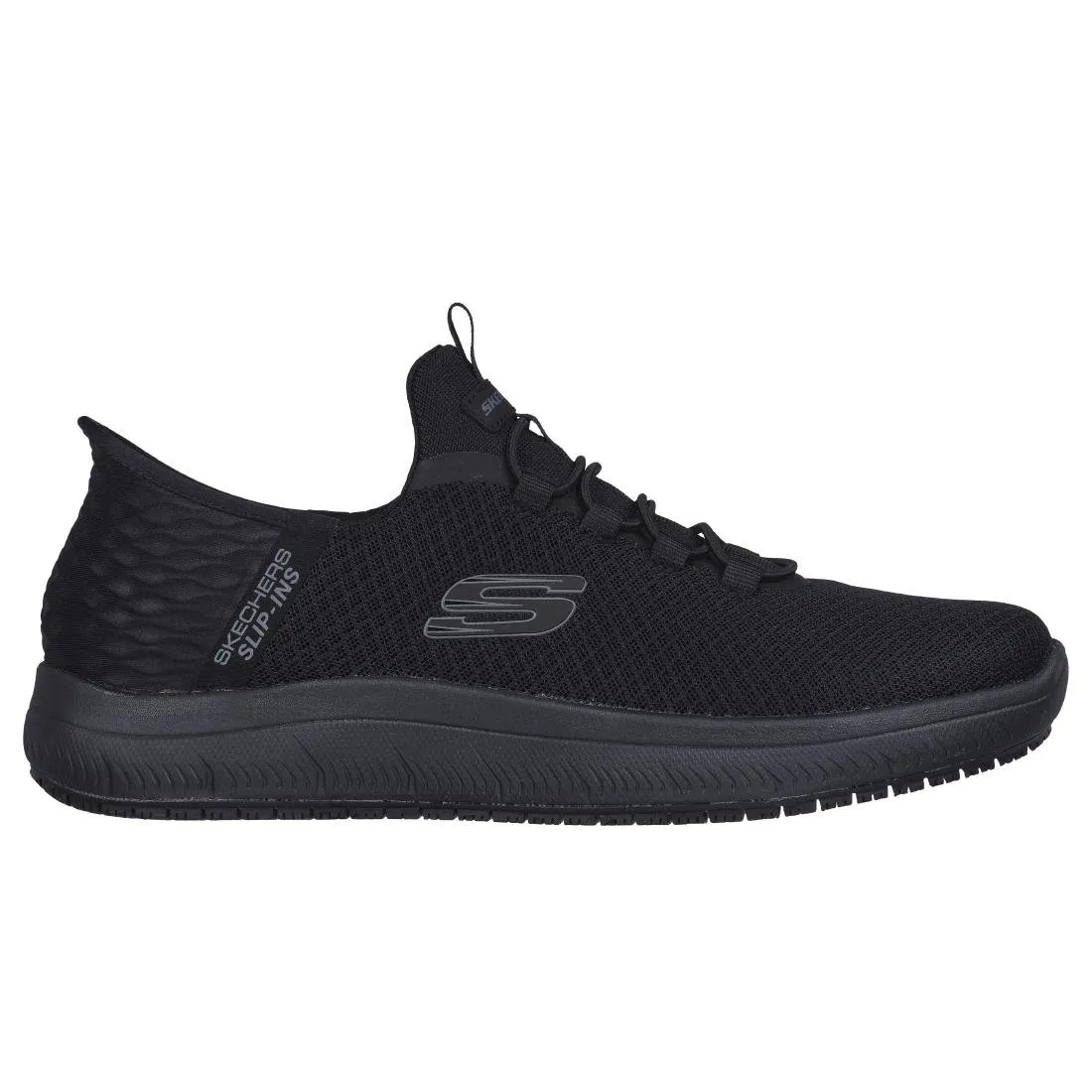 Skechers Mens Summit SR Sip Ons Black Size 41