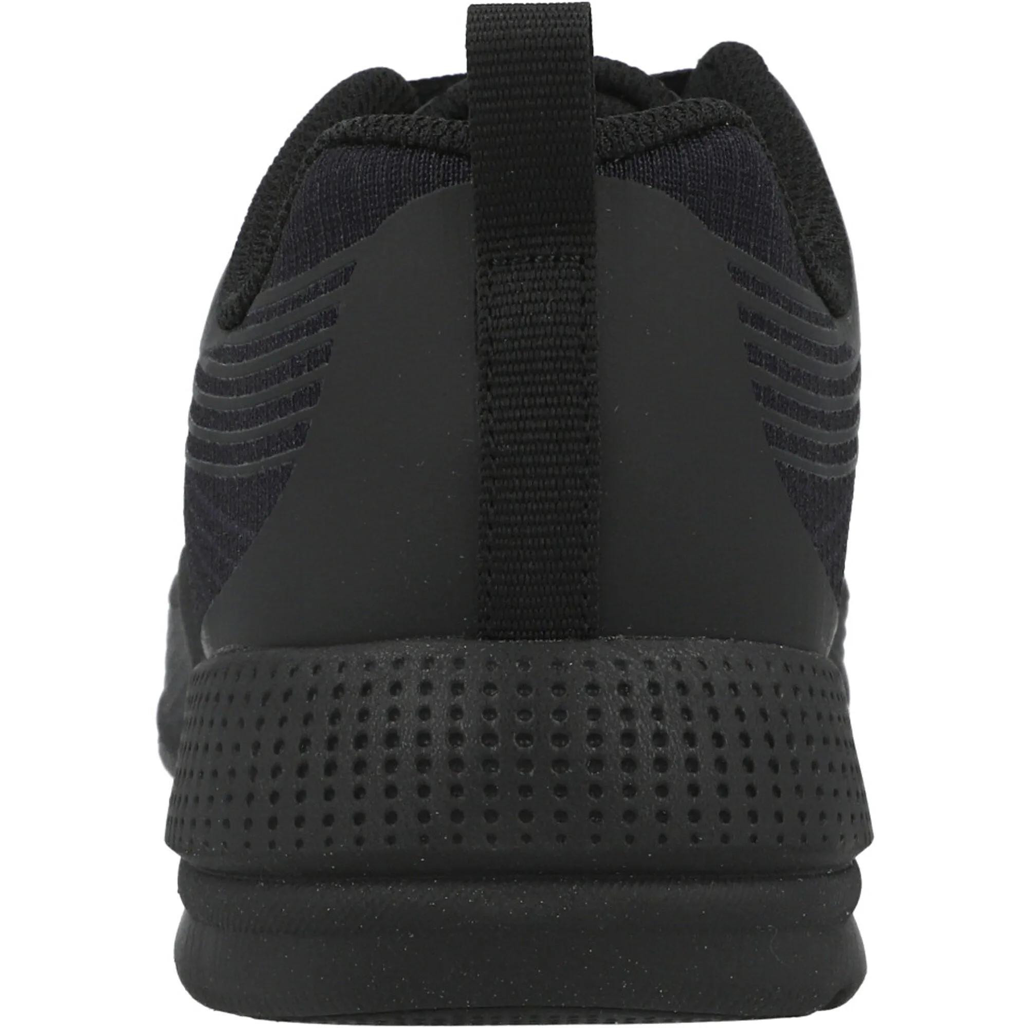 Skechers Microspec Advance Black Lace-Up Shoes