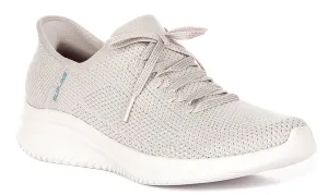 Skechers Ultra Flex 3.0 In Light Grey For Women
