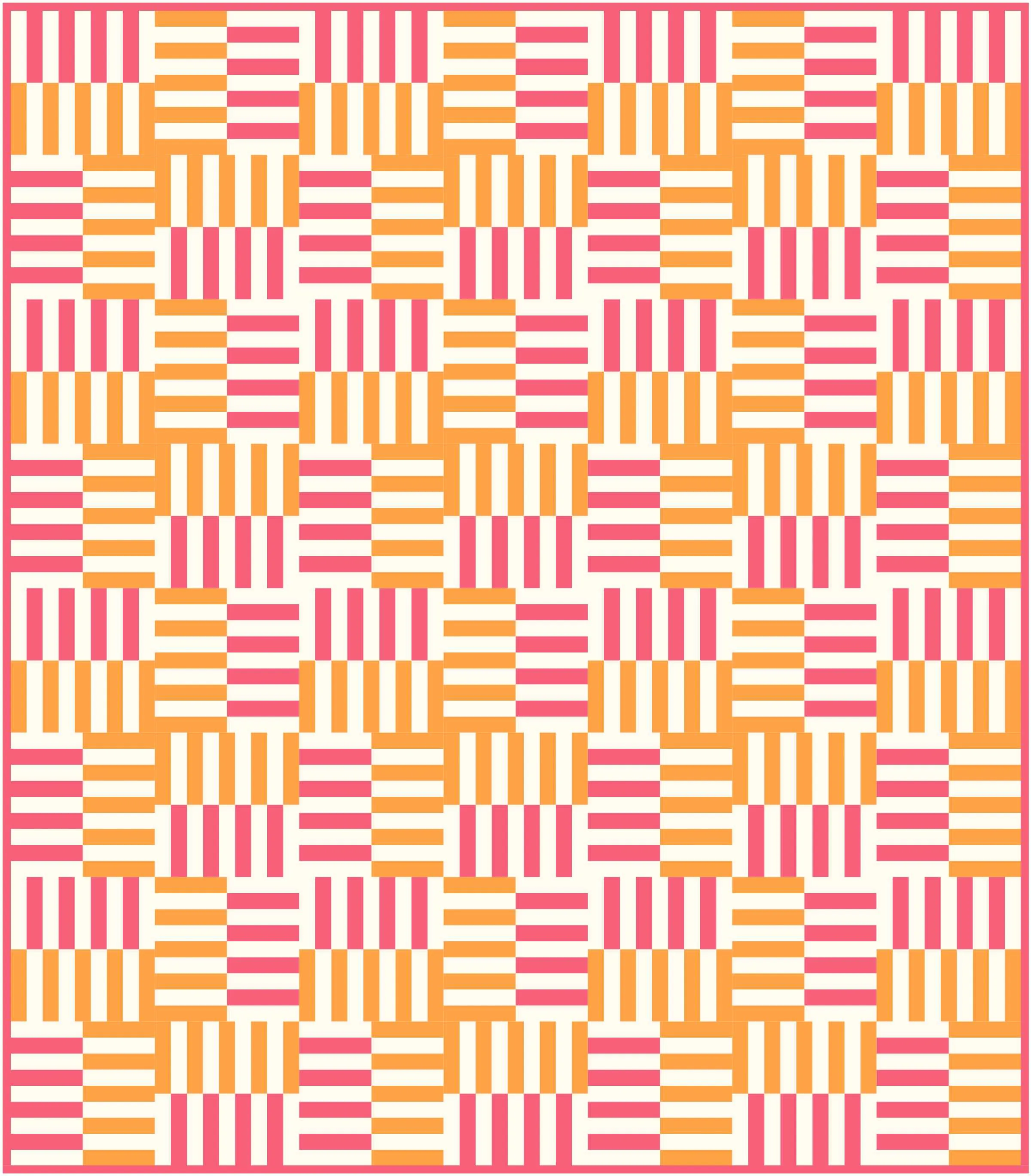 Slats Quilt Block Pattern