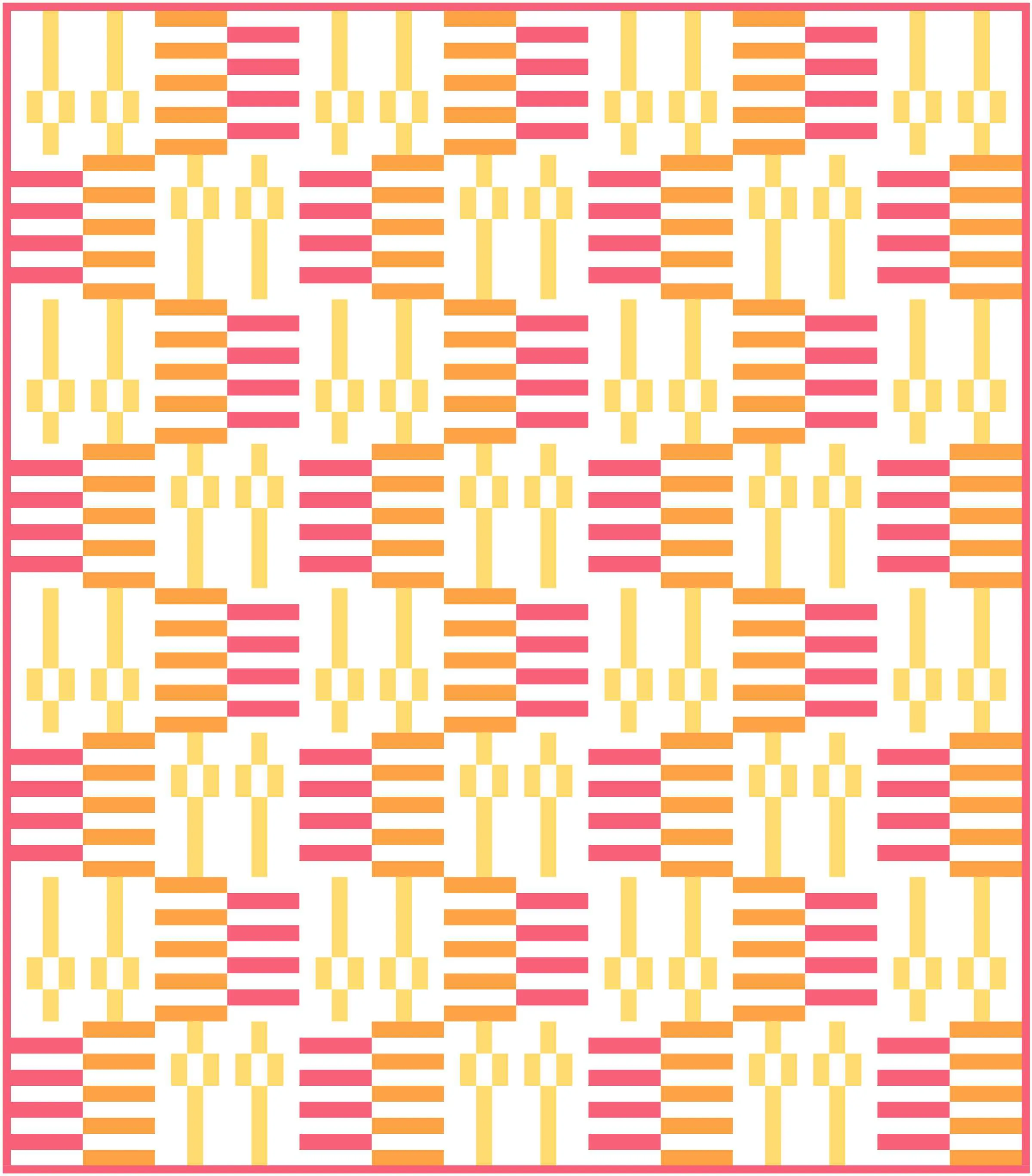 Slats Quilt Block Pattern