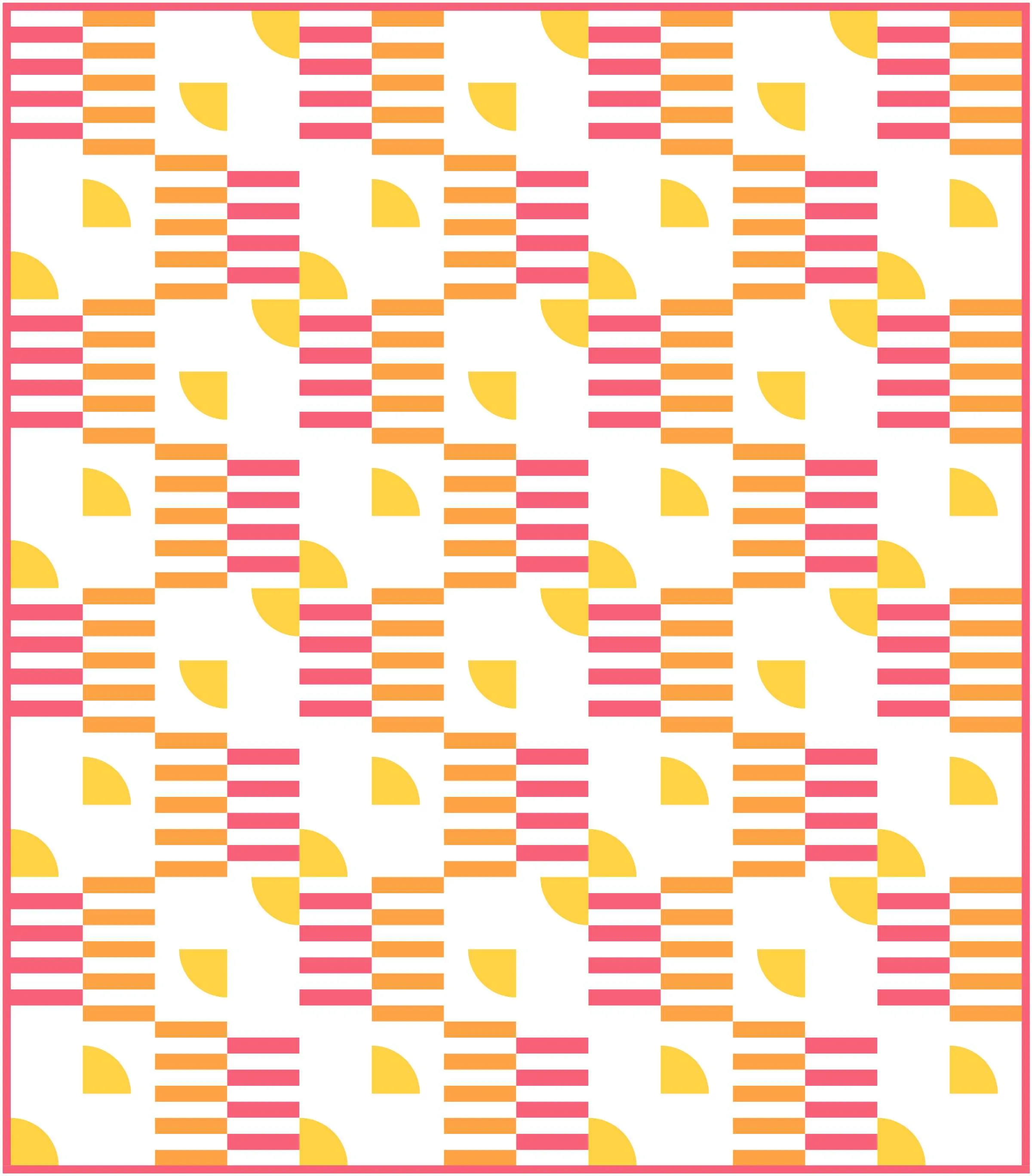 Slats Quilt Block Pattern