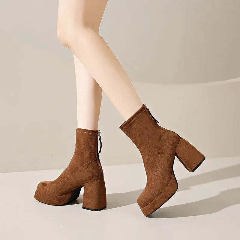 Stella Suede Ankle Boots
