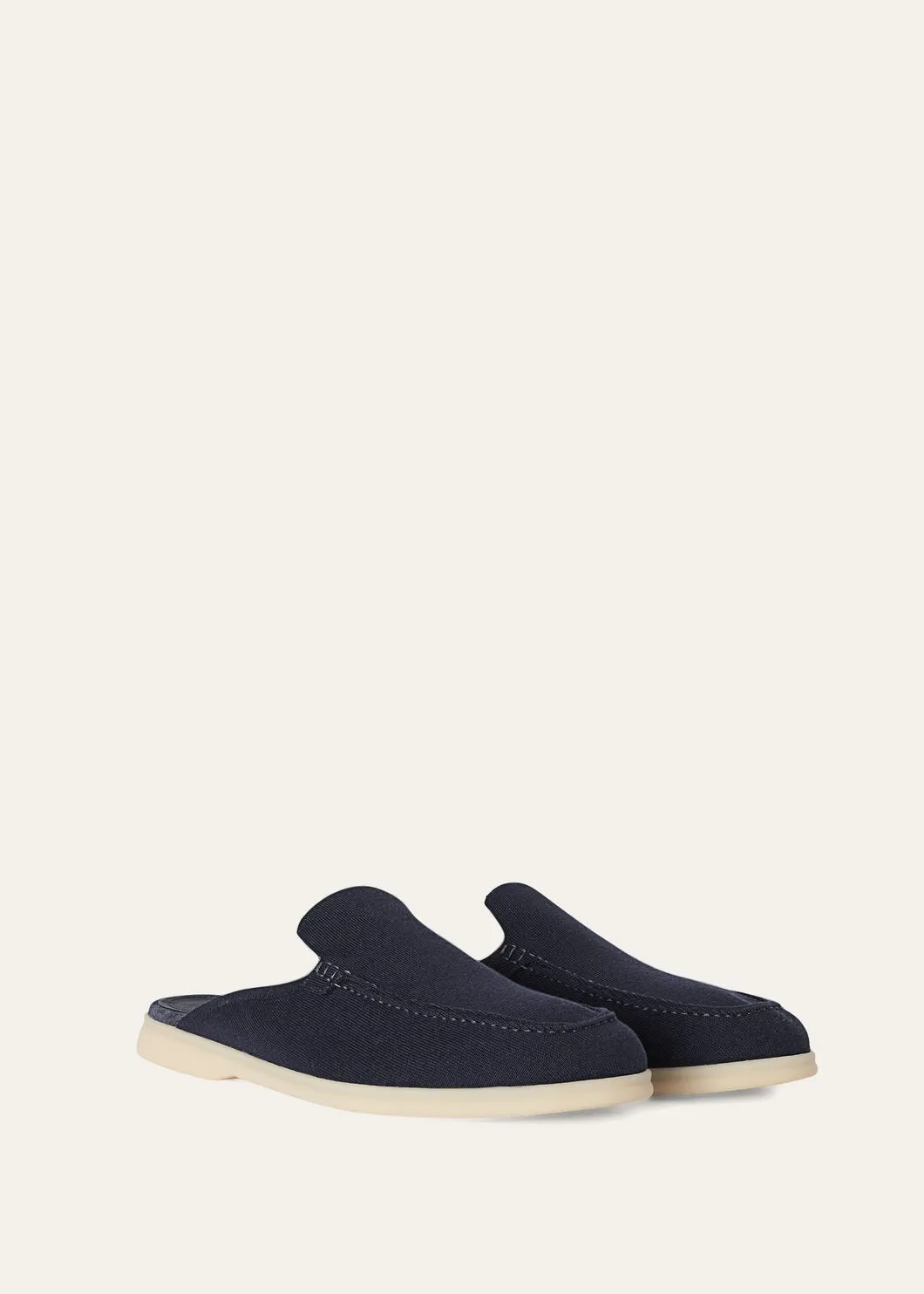 Summer Walk Babouche in Navy Blue for Men