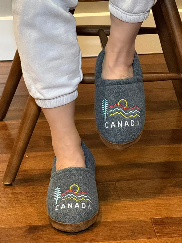 Sunset Peaks Canada Moccasin Slippers