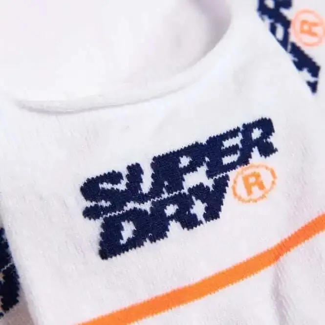 Superdry No Show Trainer Socks Optic White