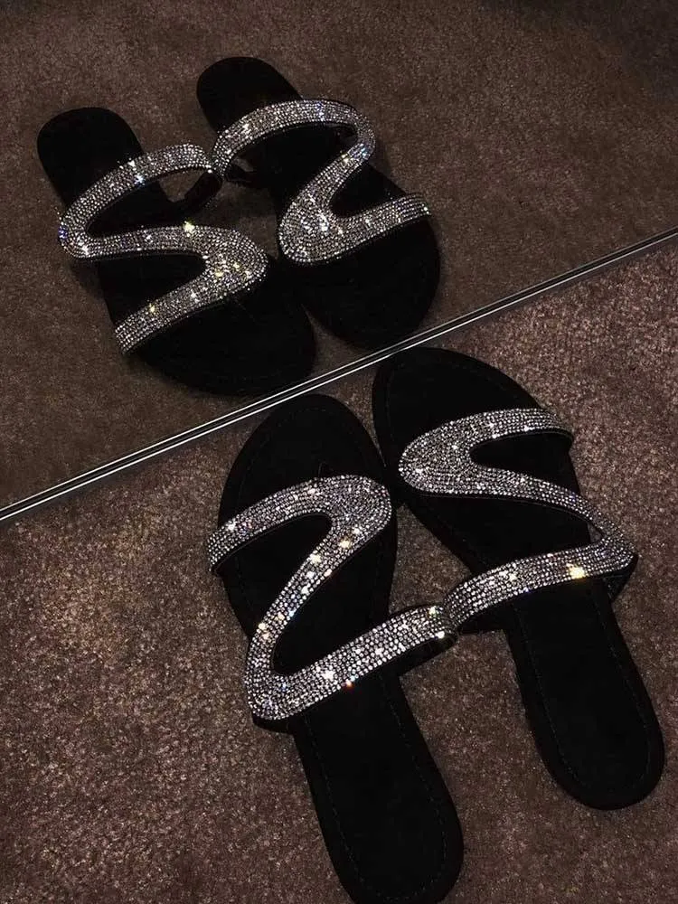 Sweet Hot Drill Sequined Sandals