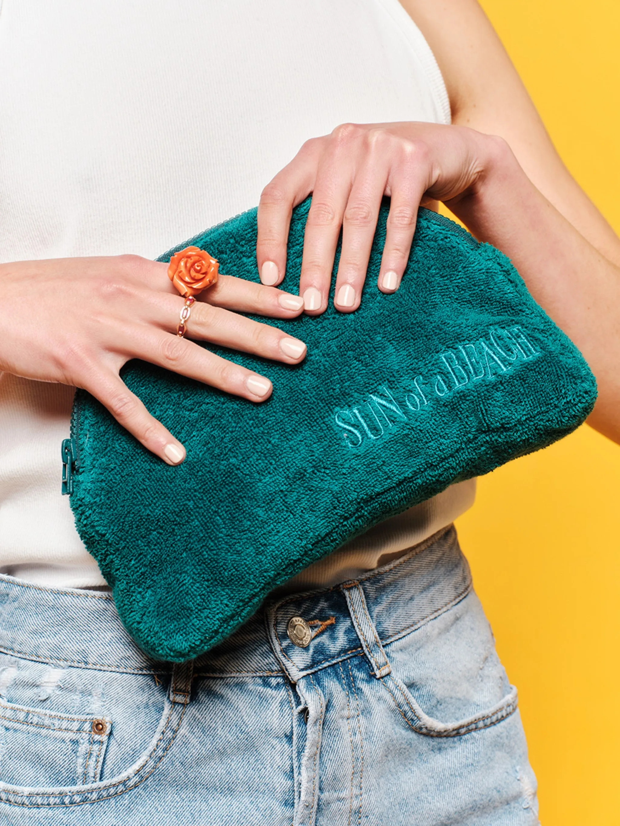 Teal | Small Waterproof Luna Pouch