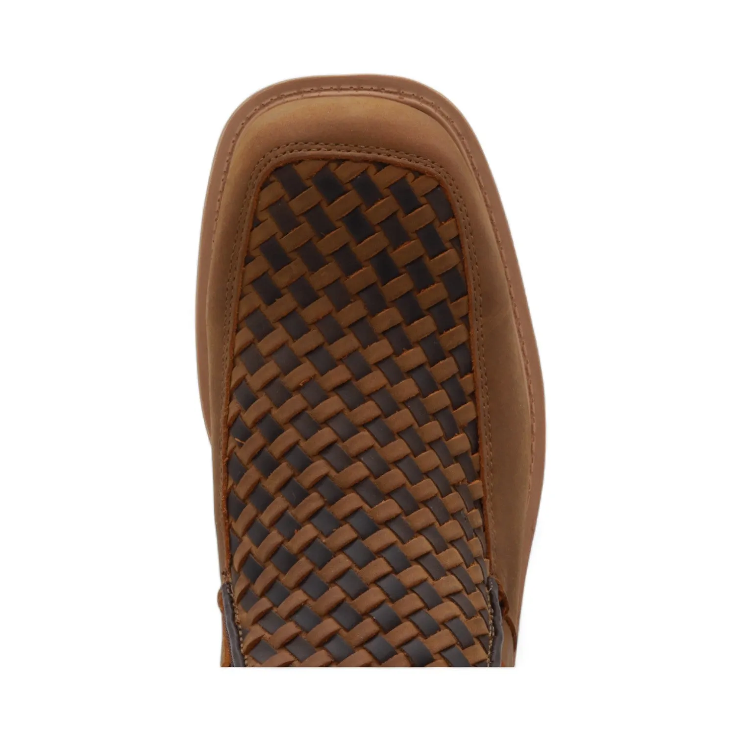 Tejido Men's Ocher Leather Short Boots