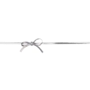 Teräksinen choker kaulakoru rusetti koristeella (Teräs 316L)