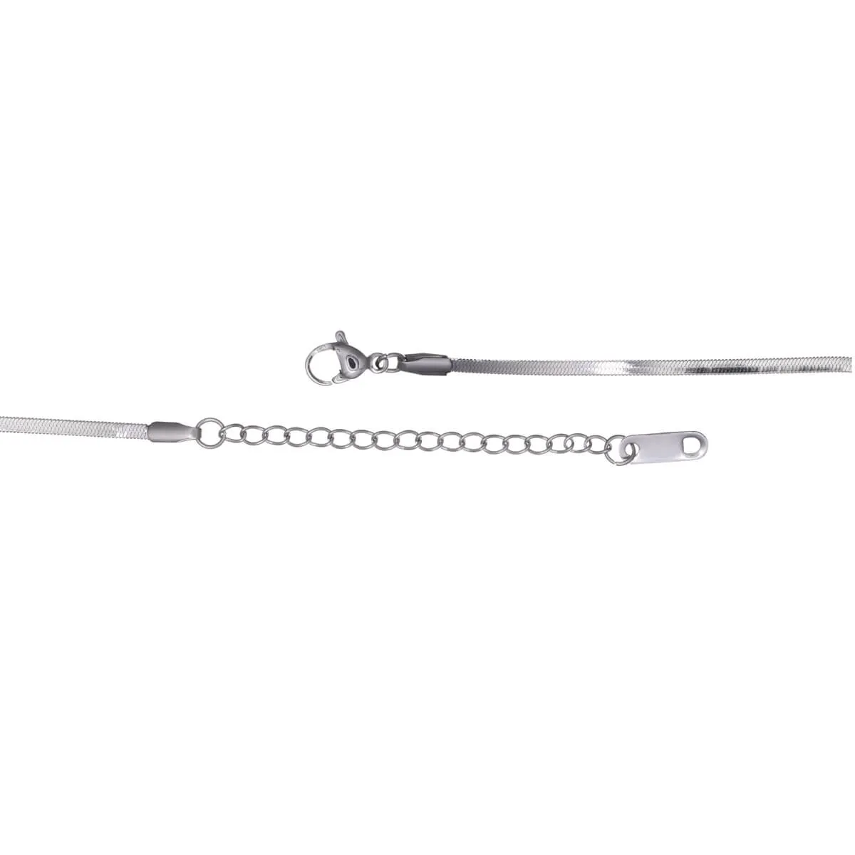 Teräksinen choker kaulakoru rusetti koristeella (Teräs 316L)