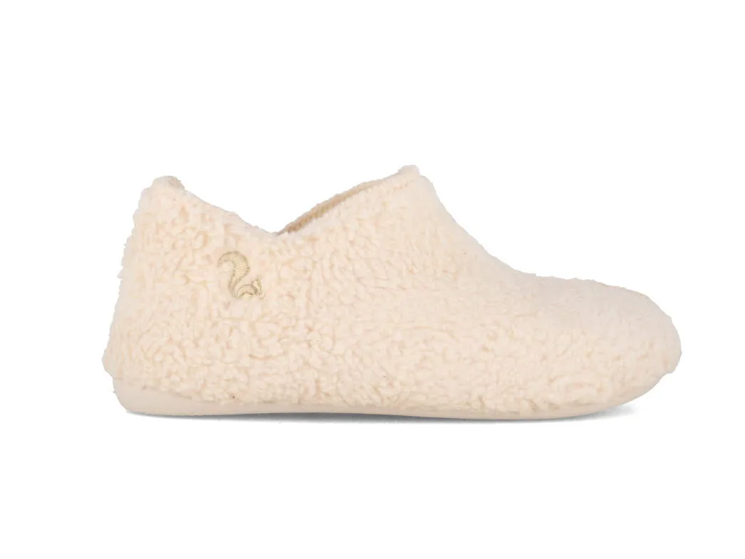 Thies Women Cotton Slipper Boots 'Love', crudo