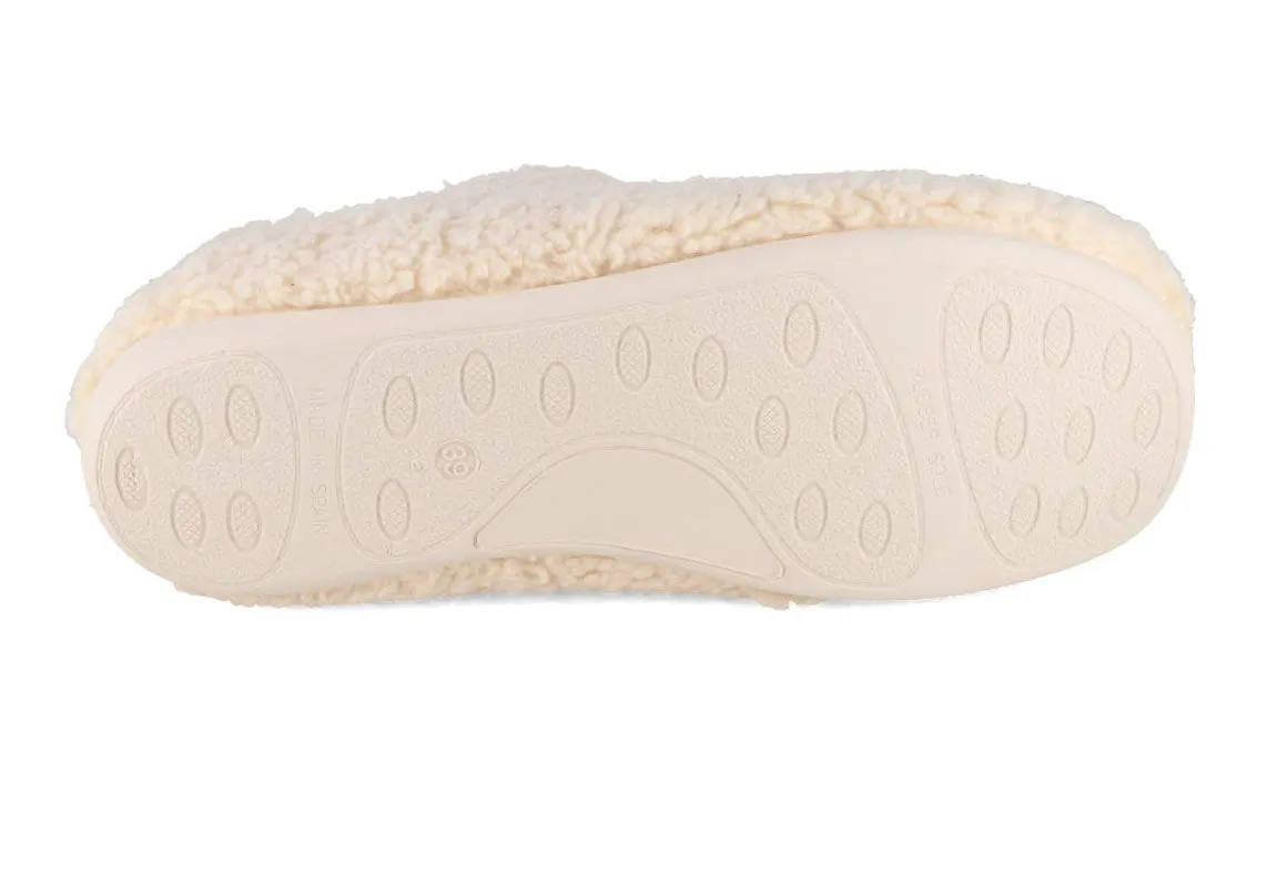 Thies Women Cotton Slipper Boots 'Love', crudo