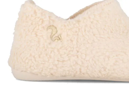 Thies Women Cotton Slipper Boots 'Love', crudo