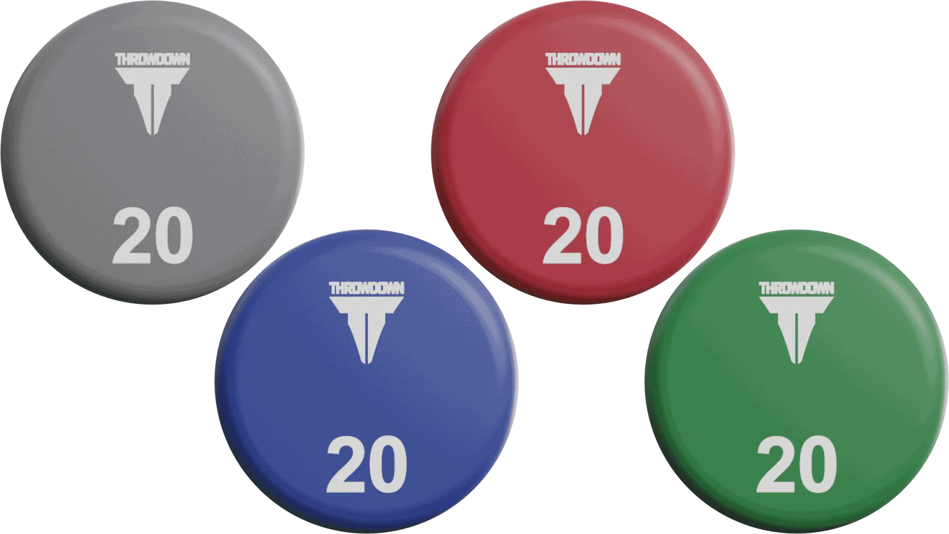 Throwdown Urethane 20-110 Lbs Ez Curl Barbell Set