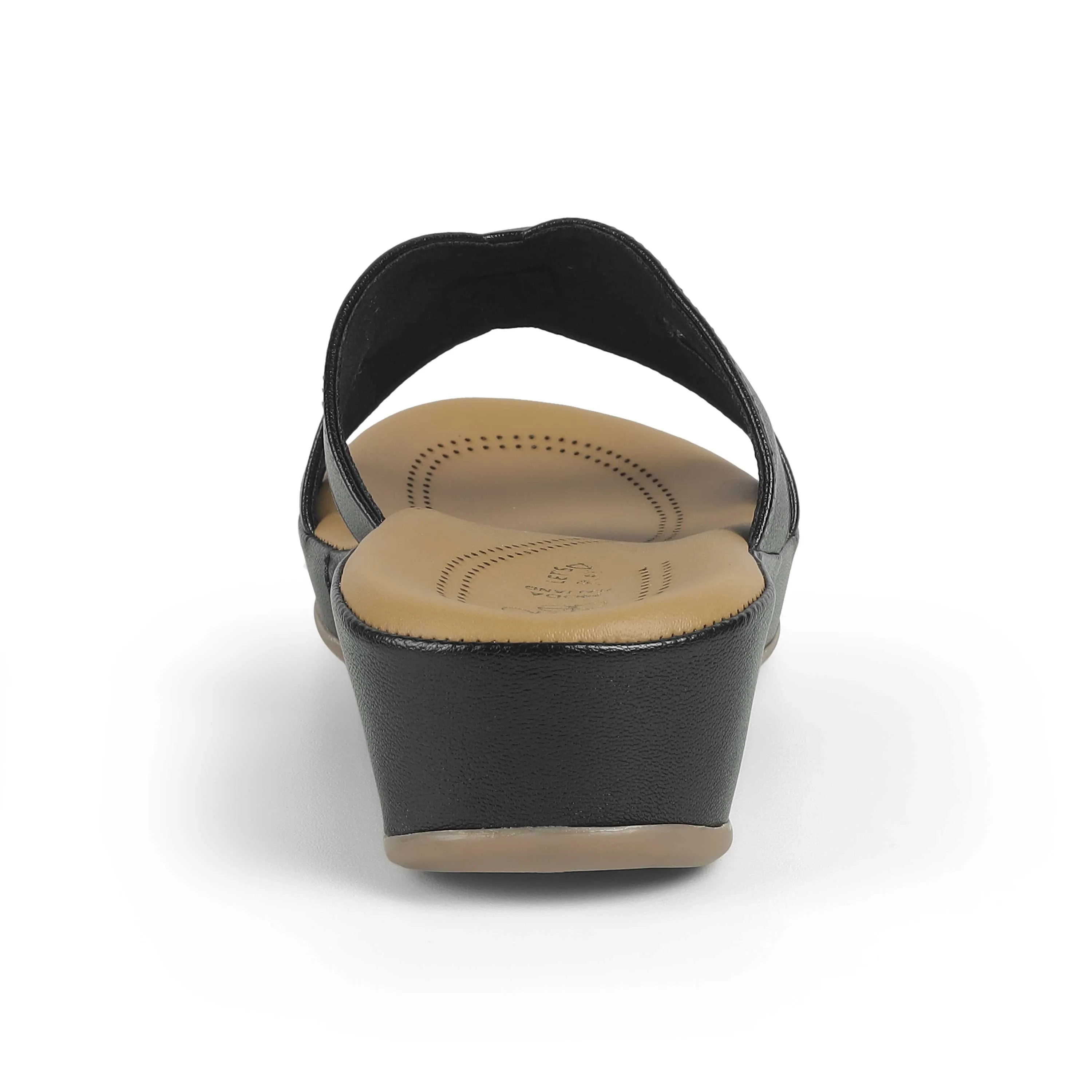 Tresmode Helsinki Black Women's Casual Platform Flats