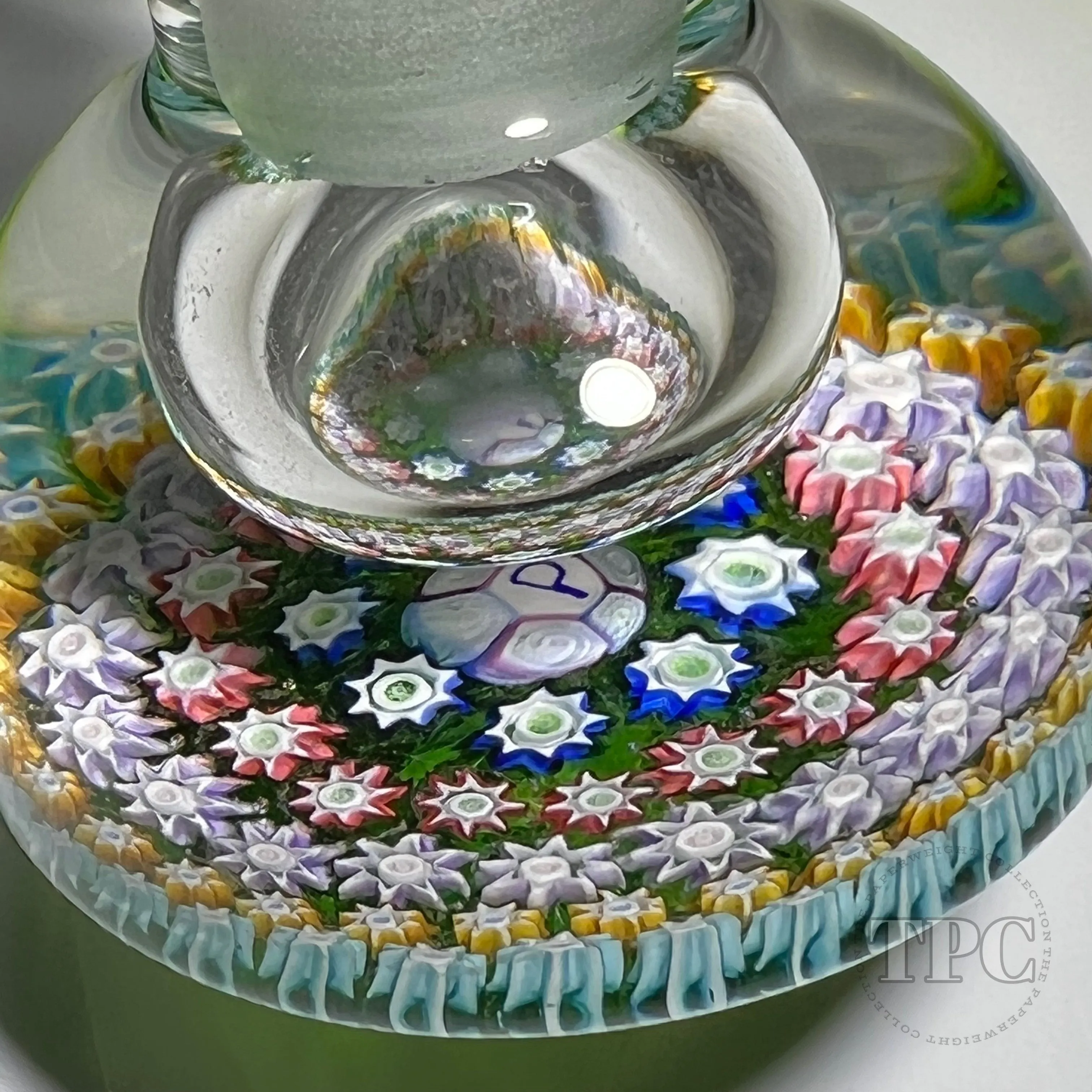 Vintage Perhtshire PP22 Glass Art paperweight Scent Bottle with Concentric Millefiori