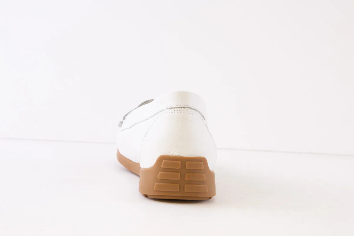 WALDLAUFER - 785502 199 H LUCY- FLAT LOAFER - WHITE