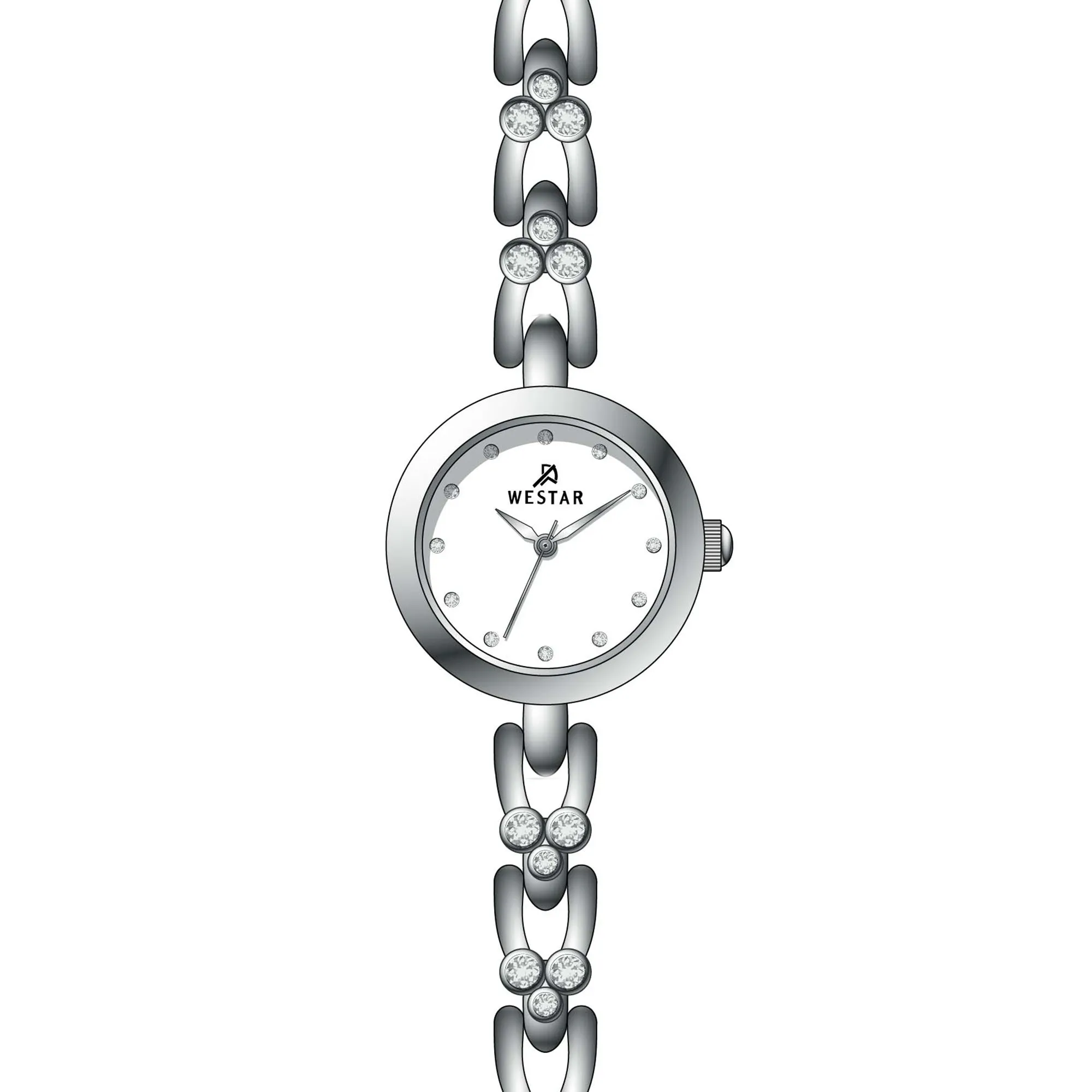 Westar Ornate Ladies Casual Quartz Watch - 20275STN101