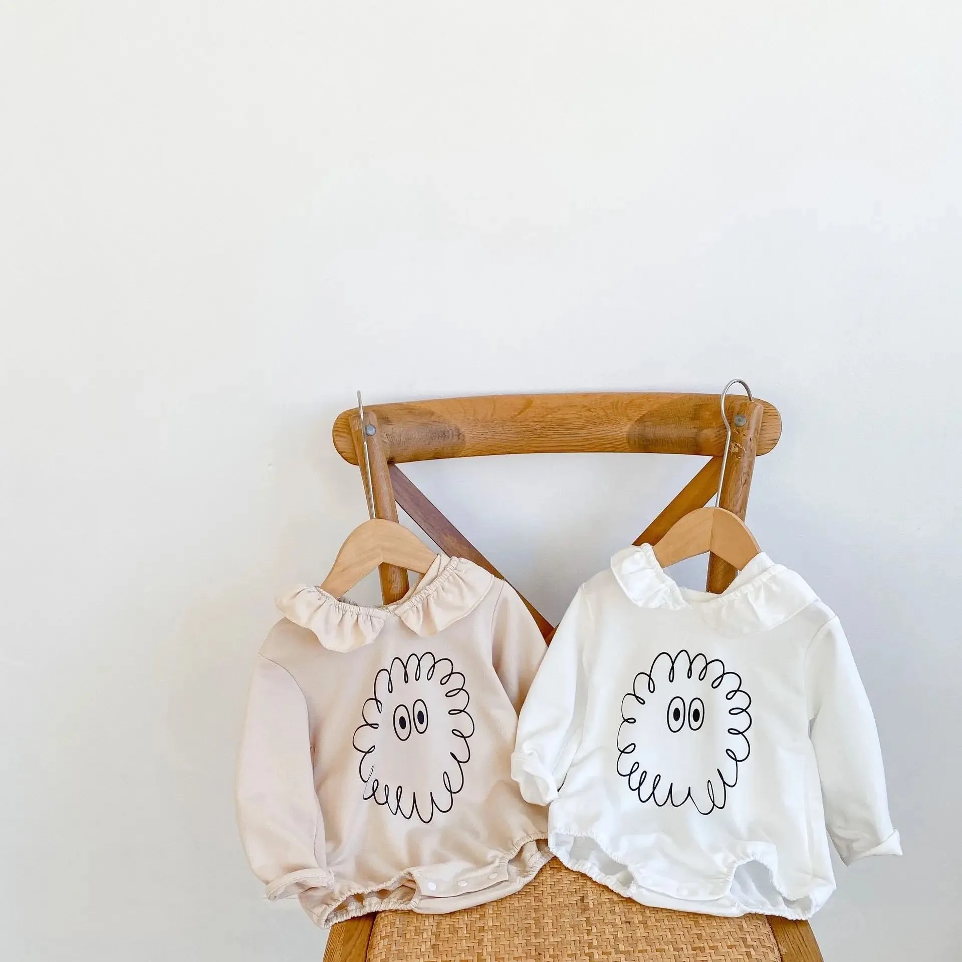 White Cloud Frill Romper