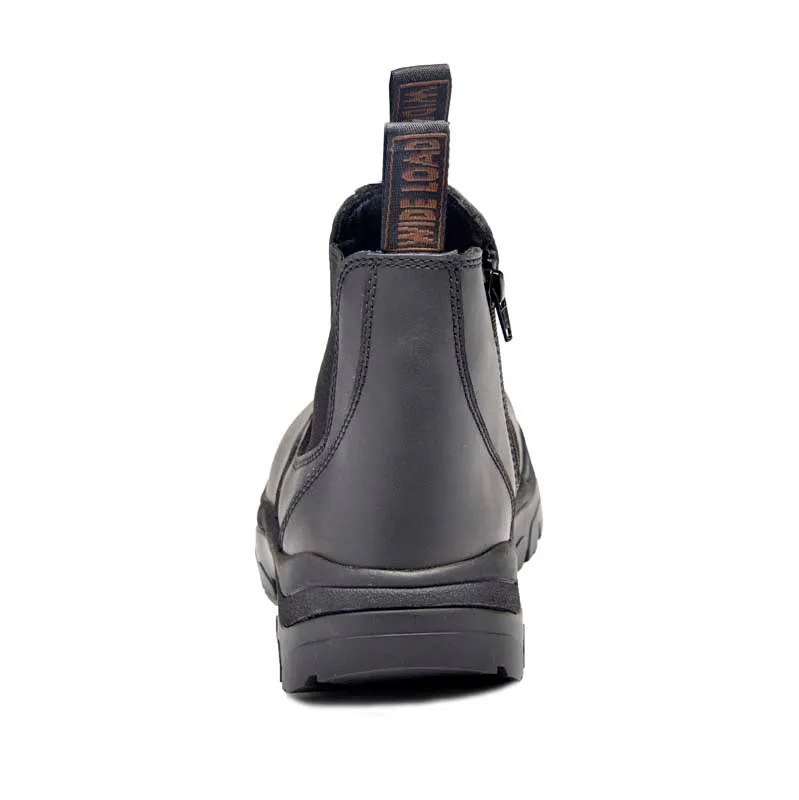 Wide Load 390BZN Casual Black Soft Toe Slip on Boot