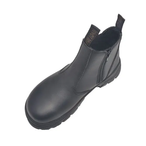 Wide Load 390BZN Casual Black Soft Toe Slip on Boot