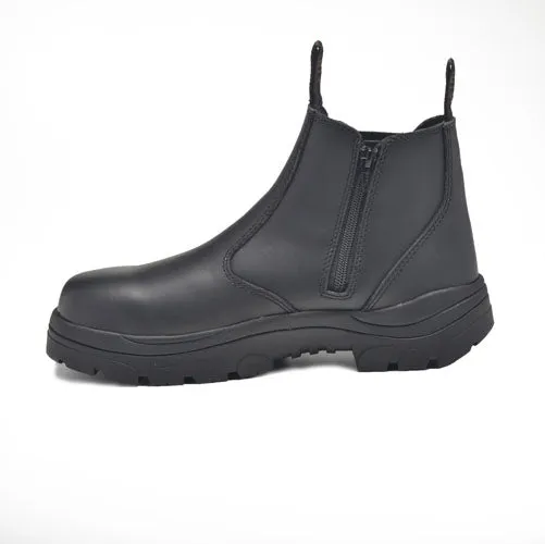 Wide Load 390BZN Casual Black Soft Toe Slip on Boot