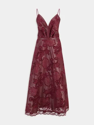 Wine Melancholic Bliss Dress