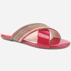 Women "BRIGITTA" Casual Flat Slippers